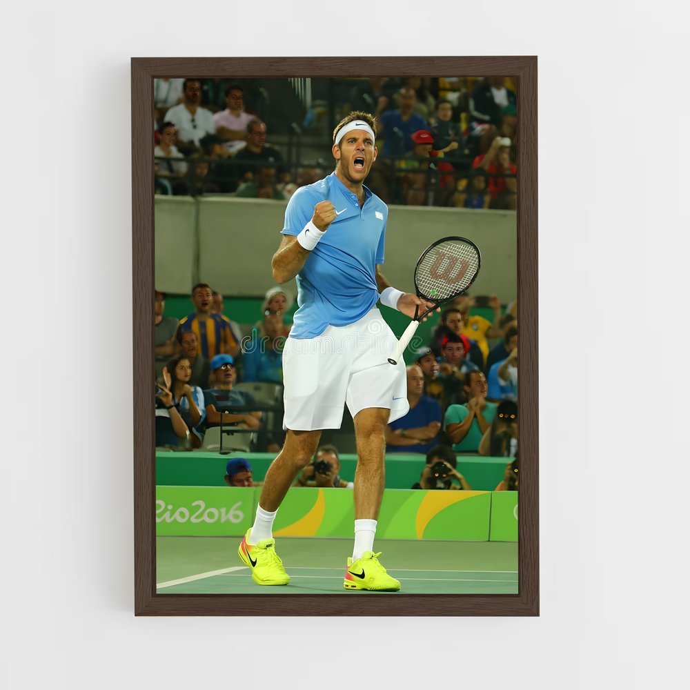 Poster Juan martin décisive – affiche Tennis (vue 5)